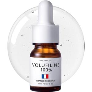 TOSOWOONG Volufiline Serum, Concentrato 100% Volufiline Sederma (Francia), Effetto Rimpolpante e Tonificante, Glow Viso, Labbra e Corpo, Skincare Coreana, 11ml
