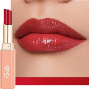 Oulac Rossetto Nutriente Rosso - Nutri e Ammorbidisci le Labbra, Texture Idratante, Lip Care, Idrata e Rimpolpa le Labbra Secche, Vegan, 29 Ruby Glow