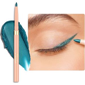 OULAC Matita Occhi Waterproof, Eyeliner Verde Acqua Mat Girevole, Colore Intenso, Dura 12 Ore +, Texture Liscia e Cremosa, Non Trasferibile, Vegan (17) Lagoon