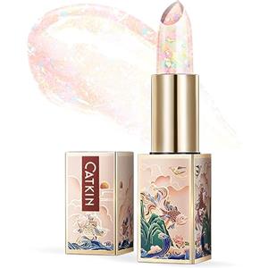 CATKIN Colorato Balsamo Labbra Burrocacao, Formula Idratante e Riparatore, Ingredienti Naturale, Nutriente Fino a 24 Ore, Protettivo Per Labbra Secche e Screpolate, Con Vitamina E, 3.3g C04