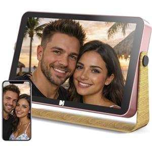 KODAK Cornice Digitale WiFi 10 Pollici con Ricaricabile Batteria 4000mAh, HD IPS Touchscreen Cornice Elettronica Cloud con App, 16GB di Memoria, Condivisione di Immagini Musica Videos con la Famiglia