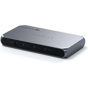 SATECHI 5-in-1 Thunderbolt 4 Slim Hub Pro Docking Station, PD 96W, Display 8K o Doppio 4K, 4 Porte Thunderbolt 4, 1 Porta USB 3.2 Gen - per MacBook Air e Pro, Windows e altro