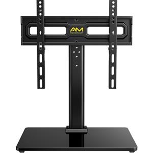 Alphamount AM alphamount Supporto universale per TV girevole - per TV LED OLED LCD da 24-60 pollici, supporto TV regolabile in altezza, supporta 45kg max. VESA 400 x 400 mm