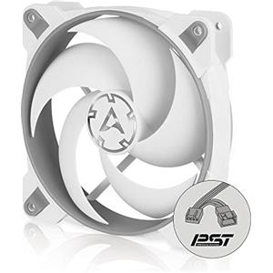 ARCTIC BioniX P120-120 mm Ventola PC da Gioco PWM PST, Controllo PST, PWM Sharing Technology, Alta Pressione Statica, Ventilazione 200-2100 RPM, 0,45 Sone - Grigio/Bianco