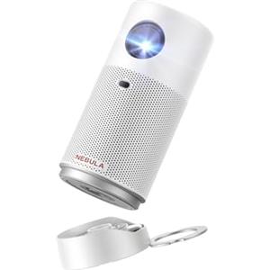 NEBULA Capsule Air Mini proiettore intelligent Google TV, 720p con Wi-Fi, licenza Netflix ufficiale, 2 ore di autonomia, schermo da 100 pollici, Dolby Digital, ultra-portatile per ogni luogo.