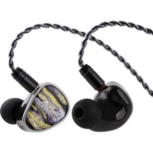 Linsoul Kiwi Ears Étude in Ear Monitor, Auricolari ibridi IEM 3BA+1DDD+1BN, Cuffie Gaming, Auricolare Stereo HiFi con Cavo Staccabile a 2 Pin per Musicisti Audiofili