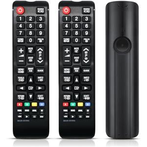Puiseno Telecomando universale per TV Samsung - Telecomando di ricambio compatibile con Samsung Smart TV, QLED, UHD, 4K/8K, pronto all'uso (2 pezzi)