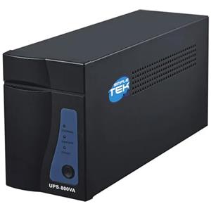 SIMPLETEK - Gruppo di continuità UPS 800 VA / 320 W con 2 prese Schuko/UE, Protezione cortocircuiti, Ricarica offline, funzione AC auto restart