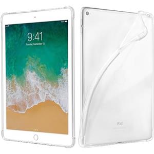 4UBonLife Custodia per iPad 6a 5a Generazione 9,7 pollici 2018 2017, per iPad Air 1/Air 2/iPad Pro 9,7 Cover in Silicone Trasparente TPU, Sottile e Leggera Custodia Protettiva Antiurto, Trasparente