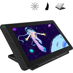 HUION Nuova Kamvas 13 Tavoletta Grafica con Schermo, Monitor per Disegni Grafici con Schermo Completamente Laminato, Nuova Penna PW517, Cavo di Type-C Supporto Dispositivo (Viola)
