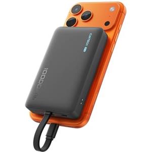 CUKTECH Power Bank MagSafe 10000mAh con Cavo USB-C Integrato 20W Powerbank Magnetico Power Bank Wireless 7.5W Caricatore Portatile Compatibile con iphone 16/15/15 Pro/15 Pro Max/15 Plus