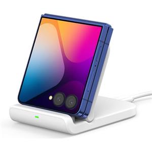 SwanScout Caricatore Wireless per Samsung Galaxy Z Flip 7, Ricarica Wireless per Galaxy Z Flip 7 FE/5/5/4/3, Moto Razr 60/50/40/Ultra, SwanScout 501S (Pieghevole) (Bianco)