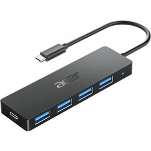acer Hub USB C 3,0 con 5 porte, Hub USB C vers 4 Porte USB 5Gbps, Adattatore Multiporta Estensione HUB USB C, Compatibile con iPhone 15 ProMax,Surface Pro Galaxy S24 (21cm)