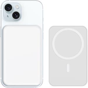 SZCYYLTE Power Bank Magnetico PD15W 5000mAh Caricabatterie Portatile Wireless, con Cavo USB C, Power Bank Wireless per Magnetic, Compatibile con iPhone 17/16/15/14/12/Pro/Pro Max/Plus/Mini, Ricarica Magnetica