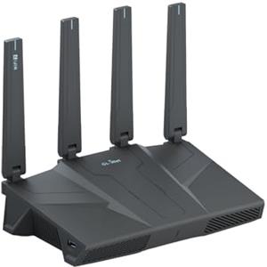 GL.iNet Router WiFi 7 GL.iNet GL-BE6500 (Flint 3e) - Router Wi-Fi ad alta velocità con VPN, 5 porte Ethernet 2.5G per connessione in fibra, prestazioni elevate e ampia portata per casa, ufficio e gaming