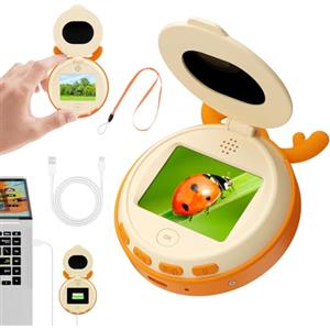 WADEO Microscopio per Bambini, [Scattare Foto e Registrare Video] [2.0" Schermo HD] Mini Portatile Microscopio Elettronico, Regalo Educativo per i 3-12 Anni