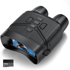 Relassy Binocolo Visione Notturna 4K 36MP, Relassy HD Visore Notturno Digitale Infrarossi con 3.0