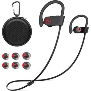 NUASI Cuffie Bluetooth Sport, Auricolari Bluetooth in Ear, Cuffie Sportive Bluetooth 5.3, Bassi Profondi HD Stereo, Impermeabile IPX7, Cuffie Bluetooth in Ear per Correre Fitness Viaggio Alpinismo