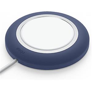 elago MS Cover di Ricarica Wireless Magnetica - Compatibile con Caricatore MagSafe, iPhone 17/16/15/14/13/12, Tutti i Dispositivi di Ricarica Wireless [Caricatore Non Incluso] (Jin Indaco)