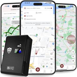 SafeTag Mag 4G - Localizzatore GPS magnetico ricaricabile per auto, Auto, Furgoni, Moto, Roulotte, ecc. 90 Giorni di Standby, Monitoraggio e Avvisi in Tempo Reale, Prova Gratuita di 7 giorni+SIM