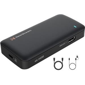 NearStream Scheda di Acquisizione Video per Streaming,4K60FPS HDR10 con HDMI2.0 Pass-Thru, USB 3.1, Latenza Ultra Bassa,Compatibile con PS5/Xbox/Switch/Youtube/OBS/Windows/Linux/Mac/PC,CCD30