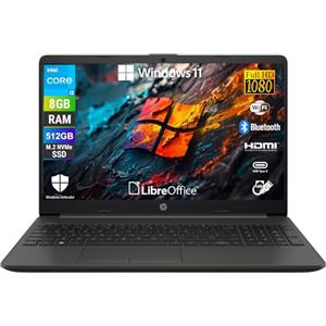 HP 250R G9, Intel Core i3-1315U 6 Core 4.5 Ghz, Computer portatile Notebook Display 15.6" Full HD, Ram 8 GB DDR4-SDRAM 512 GB SSD, Wi-Fi 5, Windows 11 Pro