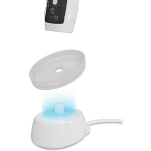 Qikfresh Custodia in silicone per base compatibile con Oral-B tipo 3757 - Copertura igienica compatibile con la ricarica per spazzolini elettrici - Trasparente satinato