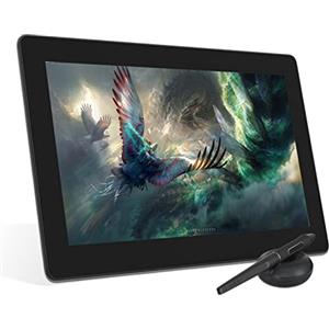 HUION Kamvas Pro 16 Plus 4K Ultra HD da 15,6 Pollici Tavoletta Grafica con Schermo 145% sRGB Gamma di Colori Laminazione Completa Vetro Antiriflesso Doppia USB-C Design Tavoletta Grafica Display