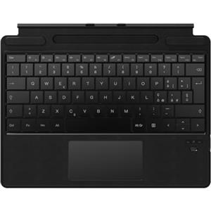 Qulose Surface Keyboard per Microsoft Surface Pro 8/9/X/11, Tastiera Wireless Bluetooth QWERTY, Type Cover con Batteria Ricaricabile, Touchpad Multi-Gesture e Slot per Matite
