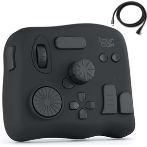 TOUR BOX TourBox NEO, Controller Video Editing Fotografico, Tastiera di Scelta Rapida Personalizzata, Console Creativa per Photoshop Lightroom Premiere Illustrator, Tavoletta Grafica da Disegno Windows Mac PC