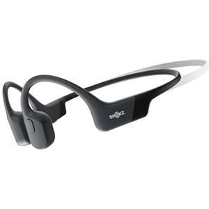 SHOKZ Auricolari OpenRun Mini a conduzione ossea, auricolari sportivi Bluetooth open-ear con microfono, cuffie wireless impermeabili IP67, autonomia 8 ore, USB-C, Fascia auricolare sport, Nero