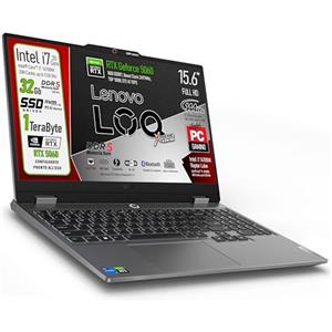 Lenovo Notebook Intel i7 14700HX 20Core, DDR5 32Gb 5600MHz, Svga GeForce RTX 5060 8Gb, SSD 1Tb, DISPLAY 15,6" sRGB 100%, 144Hz, G-SYNC, Tastiera Italiana retroilluminata, pronto all'uso, Gar. Italia