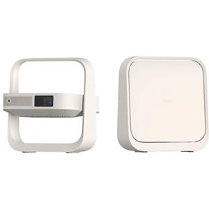 XGIMI Elfin Flip Plus Proiettore Portatile 1080P, Google TV con Netflix con licenza, 500 Lumen ISO, Supporto regolabile integrato, Design compatto, Adattamento automatico schermo