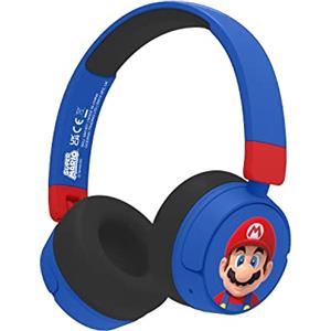 OTL Technologies SM1001 Super Mario Cuffie Wireless Bambini - Blu