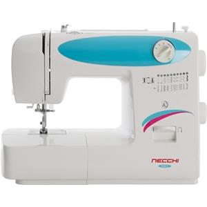 Necchi N83 Macchina per Cucire, Interno in pressofusione in Alluminio, scocca in ABS, Blu, Regular