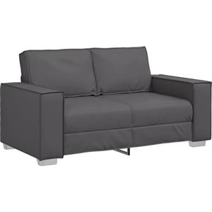 vidaXL Divano Grigio 160 x 80 x 84 cm Tessuto, Divano moderno e stiloso, design rettangolare, tessuto resistente, arredo fresco per il soggiorno