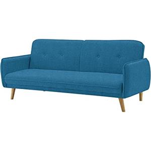 AVANTI TRENDSTORE - Pedros - divano letto con schienale regolabile, divano con funzione letto, colore blu. Dimensioni: LAP 188x80x85cm…