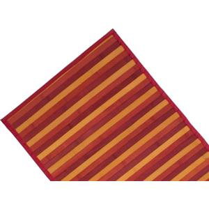 BIANCHERIAWEB Tappeto Bamboo Degradè Passatoia Cucina Antimacchia Bambù Antiscivolo Runner Corsia Resistente