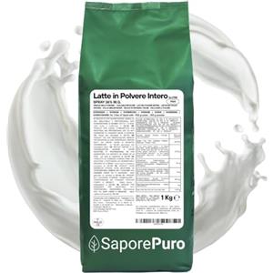 SaporePuro LATTE IN POLVERE INTERO ideale per dolci e gelato 1 KG