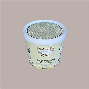 Lucgel Glassa Copertura Pastrycover per Panettone Colomba Croissant al Gusto Cioccolato Bianco Leagel - 3,5 Kg -
