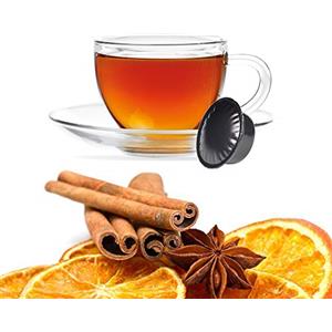 KICKKICK 50 Capsule Tisana Infuso Arancia e Cannella Compatibili Lavazza A Modo Mio