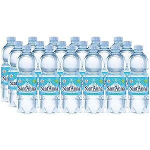 Sant'Anna Acqua Sant'Anna Naturale 0,5L | Pack 96 Bottiglie | Acqua Minerale Oligominerale, Minimamente Mineralizzata | Leggera e Fresca
