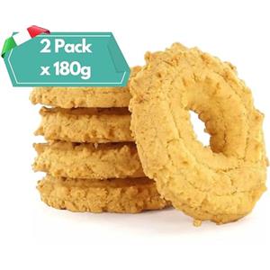 13 di Ilaria Paste di Meliga Artigianali 2x180g - Biscotti Piemontesi con Farina di Mais e Burro - Frolla Friabile Lavorata a Mano - Premio Eccellenza Italiana 2021-2022 - 13 di Ilaria