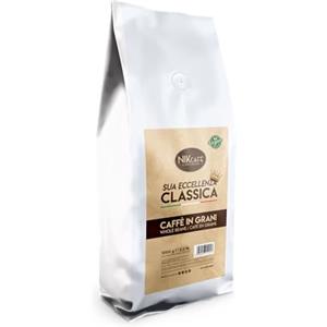 NIK FINELLI CAFE' NIK CAFE' - Miscela Classica - caffe in grani tostato. Sua Eccellenza la robusta. 100% Robusta