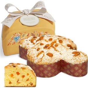 Pasticceria Fraccaro 1932 Colomba Pasquale Artigianale Classica 750gr - Pasticceria Fraccaro 1932, Dolce Pasquale con Impasto Morbido e Fragrante, Scorze d'Arancia Candite, Glassatura di Mandorle, Incarto Artigianale