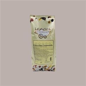 Lucgel Preparato in Polvere per Gelato al Gusto di Cioccolato al Latte Cinquestelle Leagel - 2 Kg -