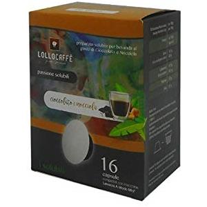 Lollo Caffè 48 Capsule Lollo Caffè compatibili a modo mio Passione Solubili Cioccolato e Nocciola