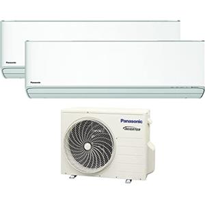 Panasonic CLIMATIZZATORE DUAL SPLIT ETHEREA R32 PANASONIC SERIE XKE - 9000+12000 BTU A+++ CON WIFI NANOEX