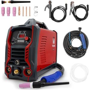 TIGMIG Saldatrice Inverter DC TIG e DC MMA, Modello TM 160 DC, Fino a 160A, Tecnologia IGBT, Innesco HF TIG, Compatta, Alto Rendimento, Pannello Digitale, Assistenza e Garanzia Italia