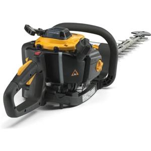STIGA Tagliasiepi a Scoppio HT 525, Motore Leggero da 22,5 cc, 650 W, Lame a Doppia Azione da 60 cm, a benzina, Grigio/Giallo